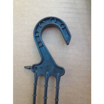 Multi Purpose Clasp Hangers Black / 40cm height